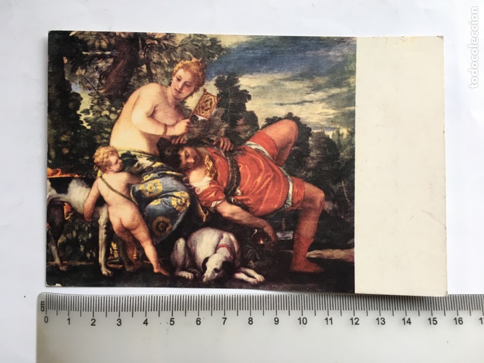 Postales: VERON&Ecirc;S. V&Ecirc;NUS Y ADONIS. MUSEO DEL PRADO. EDICIONES DE ARTE OFFO.