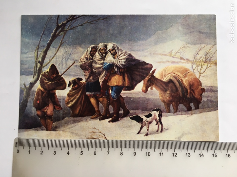 Postkarten: GOYA. LA NEVADA. MUSEO DEL PRADO. EDICIONES ART&Iacute;STICAS OFFO.