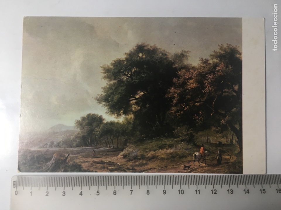 Postales: H. HOBBEMA. PAISAJE. MUSEO DEL PRADO. EDICIONES ART&Iacute;STICAS OFFO.