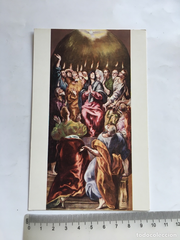 Postales: GRECO. LA PENTECOSTES. MUSEO DEL PRADO. EDIC ART&Iacute;STICAS OFFO.