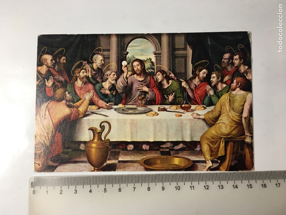 Postales: JUAN DE JUANES. LA &Uacute;LTIMA CENA. MUSEO DEL PRADO. EDICIONES ART&Iacute;STICAS OFFO.