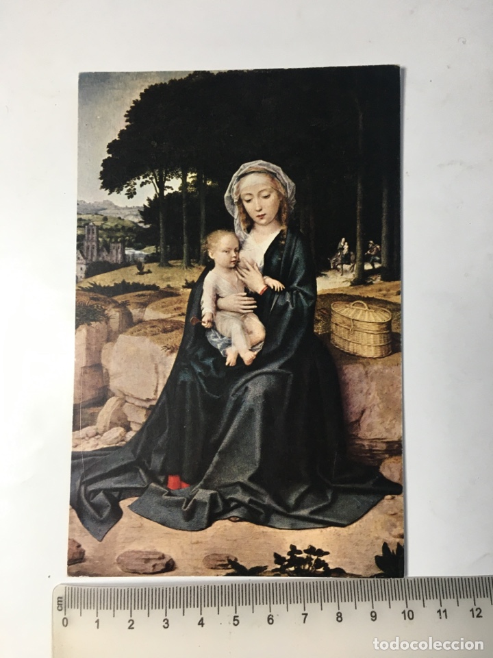 Postales: GERARD DAVID. DESCANSO EN LA HUIDA A EGIPTO. MUSEO DEL PRADO. EDICIONES ART&Iacute;STICAS OFFO.