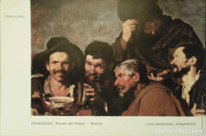 Postales: Los Borrachos de Vel&aacute;zquez. Museo del Prado. Nueva. Color