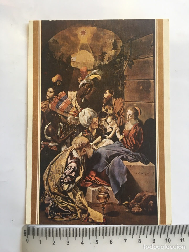 Postales: MAINO. LA ADORACI&Oacute;N DE LOS REYES MAGOS. MUSEO DEL PRADO. EDICIONES FISA.