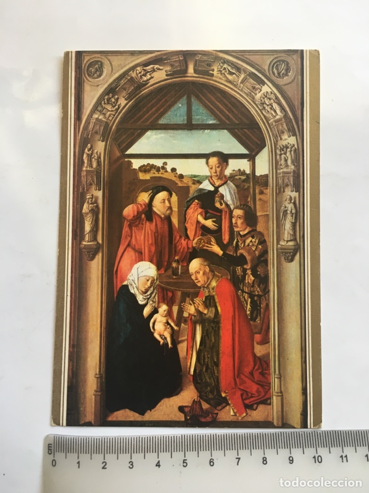 Postales: BOUTS. LA ADORACI&Oacute;N DE LOS MAGOS. MUSEO DEL PRADO. EDICIONES FISA.