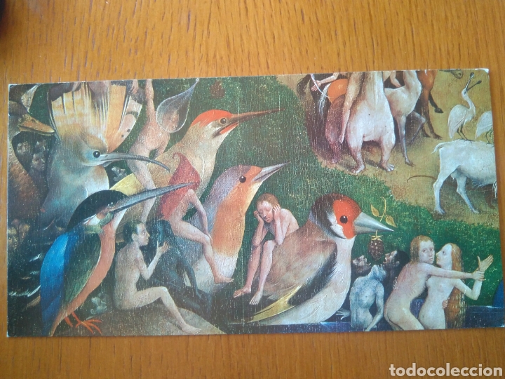 Postales: TARJETA BOSCH (1450-1516) EL JARD&Iacute;N DE LAS DELICIAS , MUSEO DEL PRADO