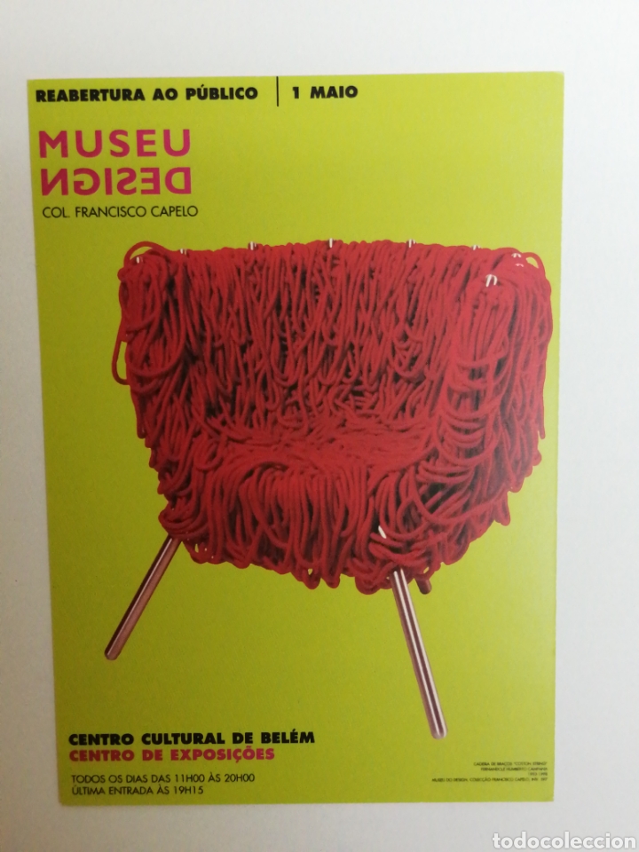 Postais: 7 AMBIENTES 7 DESIGNERS, MUSEU DESIGN. PORTUGAL 2002