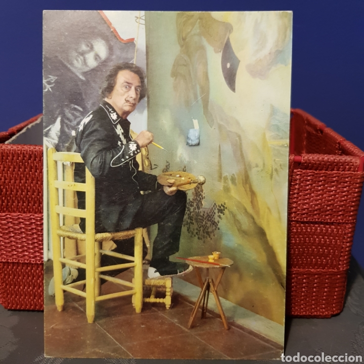 Postales: 2 postales de Dali en su casa sin circular. - Foto 3