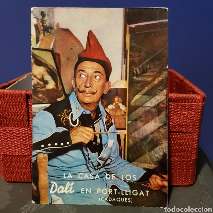 Postales: 2 postales de Dali en su casa sin circular. - Foto 1