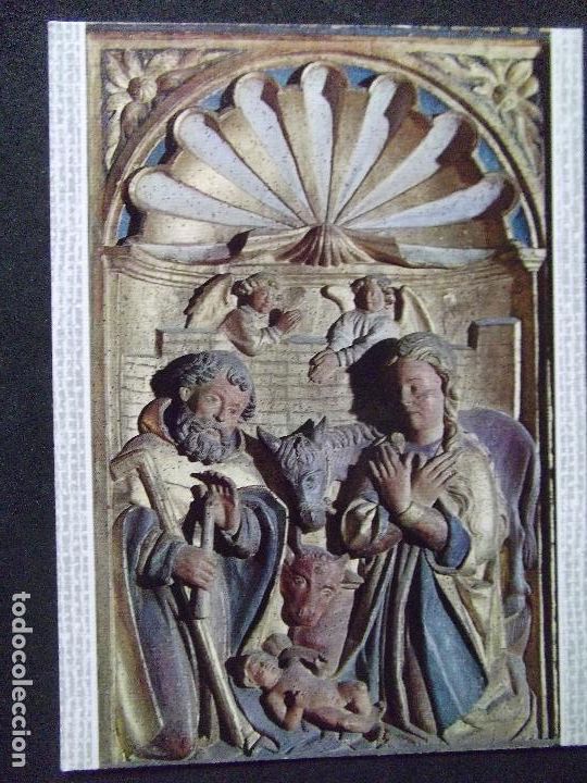 Postkarten: MUSEOS-V49-BARCELONA-MUSEO MARES-NACIMIENTO-SIGLO XVI-PLATERESCO,ESCUELA BURGALESA