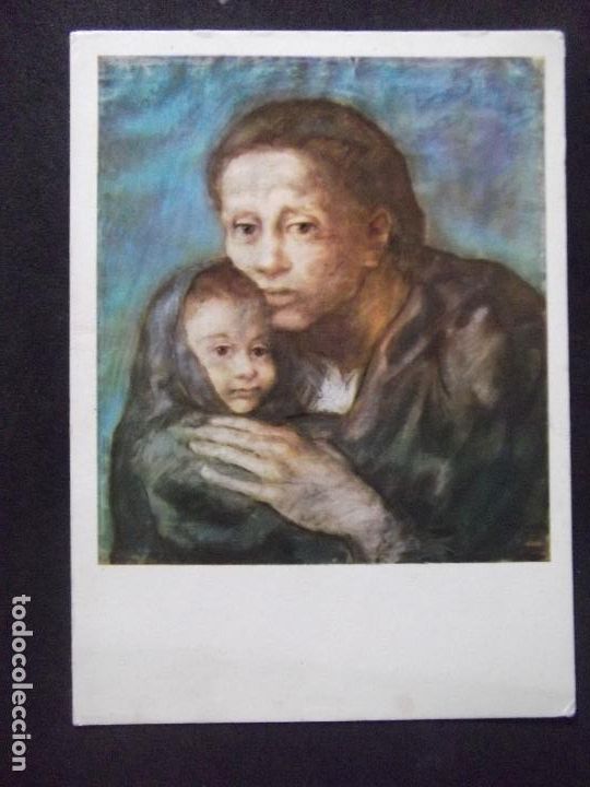 Cartoline: MUSEOS-V49-BARCELONA-MUSEO ARTE MODERNO-P.PICASSO-WOMAN AND CHILD