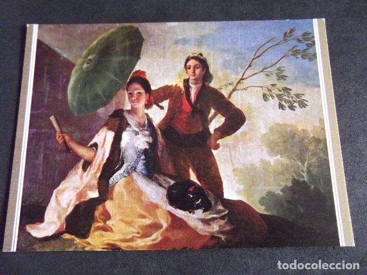 Cartoline: MUSEOS-V49- MADRID-MUSEO DEL PRADO-ESCUDO DE ORO-GOYA-EL QUITASOL