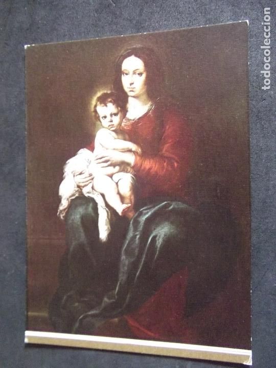 Postkarten: MUSEOS-V49- MADRID-MUSEO DEL PRADO-MURILLO-ESCUDO DE ORO-LA VIRGEN CON EL NI&Ntilde;O