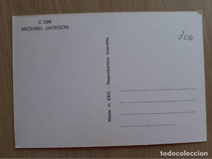 Postales: TARJETA POSTAL - MICHAEL JACKSON CANTANTE - Foto 2