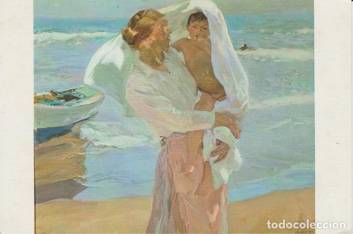 Postales: POSTAL DE ARTE .. JOAQUIN SOROLLA. LA SALIDA DEL BA&Ntilde;O