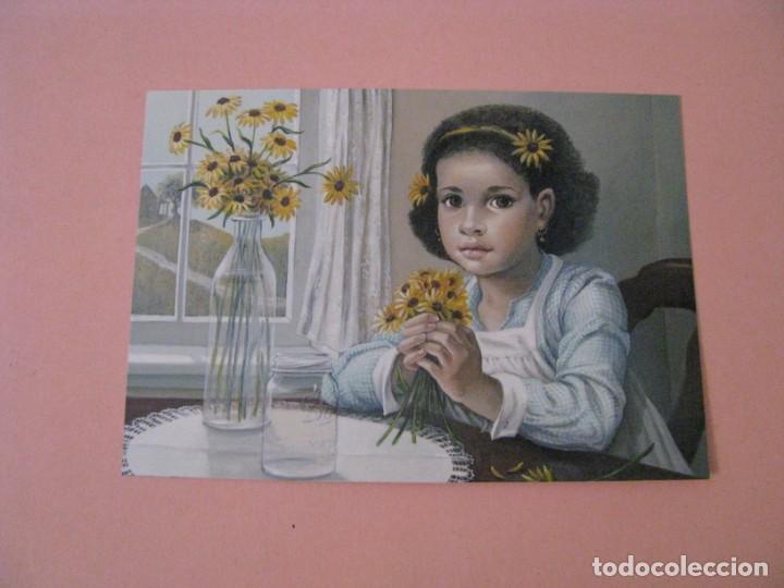 Postales: POSTAL DE ILUSTR. PATI BANNISTER. NI&Ntilde;AS, CHICAS.