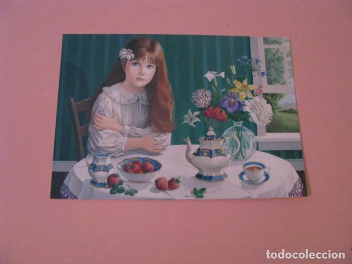 Postales: POSTAL DE ILUSTR. PATI BANNISTER. NI&Ntilde;AS, CHICAS.