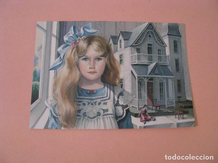 Postales: POSTAL DE ILUSTR. PATI BANNISTER. NI&Ntilde;AS, CHICAS.