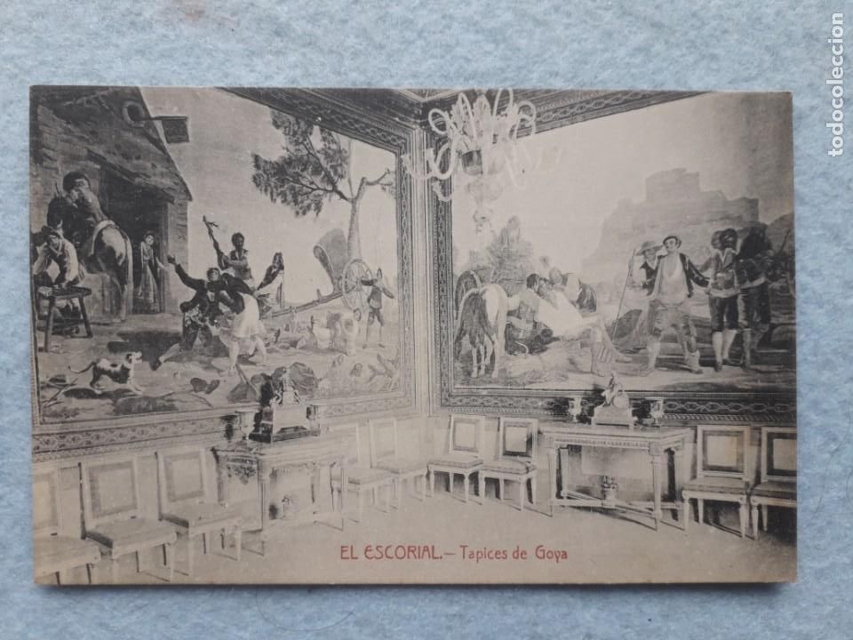 Postales: Lote de 6 Postales. El Escorial. Tem&aacute;tica de Arte. - Foto 3