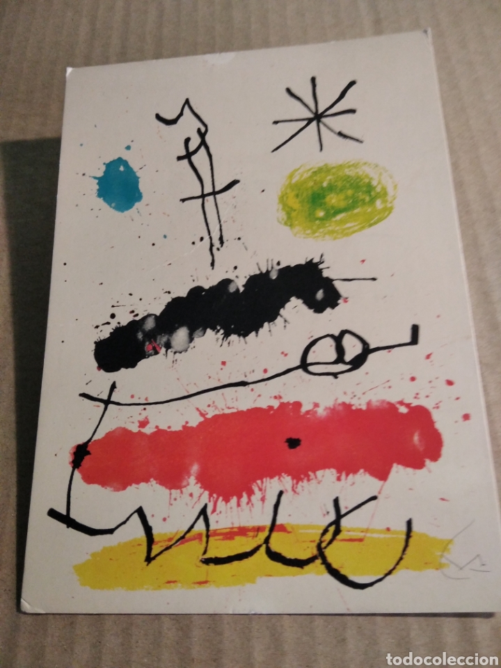Postales: Postal pintura Mir&oacute; - Foto 1