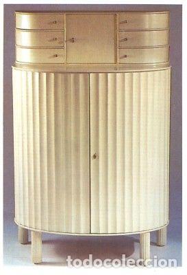 Postales: ANTIGUA POSTAL ART DECO CABINET IN WHITE PAINTED WOOD 1910 POSTCARD TC10884