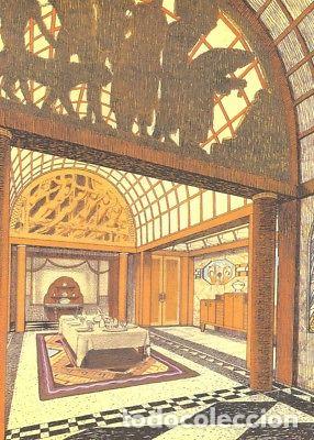 Postales: ANTIGUA POSTAL ART DECO DINING ROOM L' AMBASSADE FRANCAISE 1925 POSTCARD TC10867