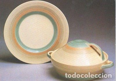 Postales: ANTIGUA POSTAL ART DECO VEGETABLE DISH AND PLATE 1930 BY COOPER POSTCARD TC10880