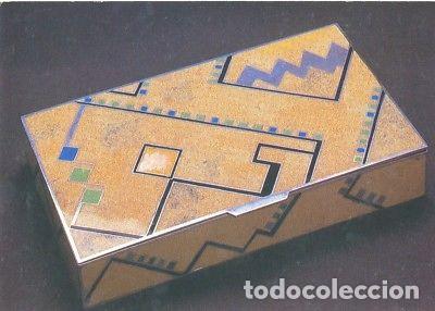 Postales: ANTIGUA POSTAL ART DECO CIGARETTE BOX SILVER DECORATED ENAMELS POSTCARD TC10887