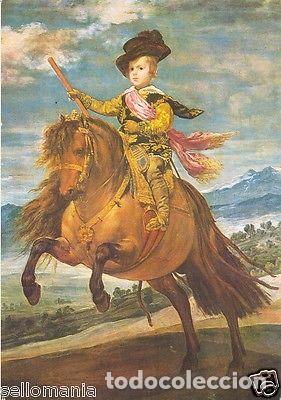 Postales: POSTAL VELAZQUEZ PRINCIPE BALTASAR CARLOS MUSEO PRADO PAINTING POSTCARD TP10263