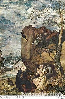 Postales: POSTAL VELAZQUEZ SAN ANTONIO ABAD VISITANDO A SAN PABLO PAINTER POSTCARD TP10282