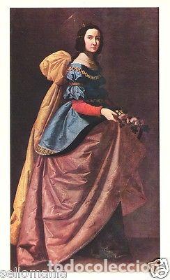 Postales: POSTAL ZURBARAN SANTA CASILDA MUSEO DEL PRADO PAINTING POSTCARD PAINTER TP10297
