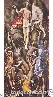 Cartoline: POSTAL EL GRECO LA RESURRECCION MUSEO PRADO PAINTING POSTCARD PAINTER TP10342
