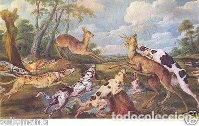 Postales: POSTAL VOS CACERIA DE CORZOS MUSEO PRADO PAINTING POSTCARD PAINTER ART TP10395