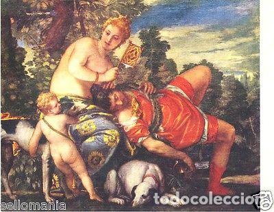 Postales: POSTAL VERONES VENUS Y ADONIS MUSEO PRADO PAINTING POSTCARD PAINTER ART TP10409