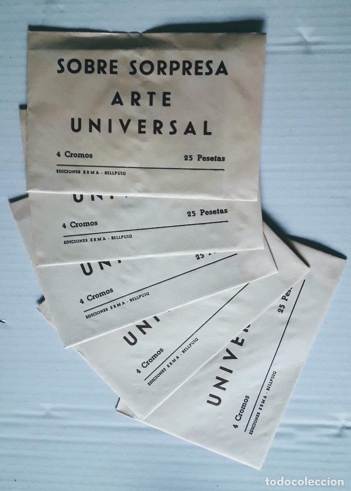 Postales: Lote de 5 sobres &rdquo;Arte Universal&rdquo; de Ediciones CEDIPSA - cromos / postales - Foto 3