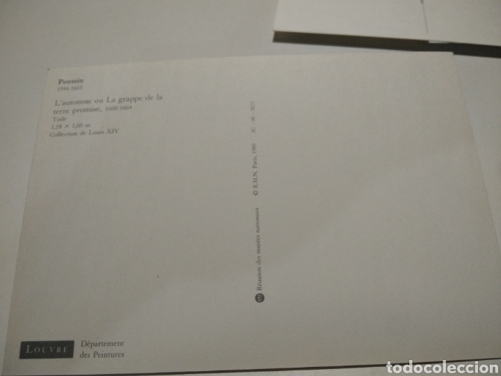 Postales: Postal arte Poussin - Foto 2