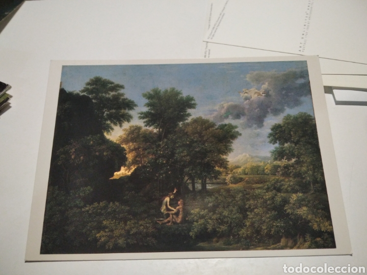 Postales: Postal Poussin arte - Foto 1