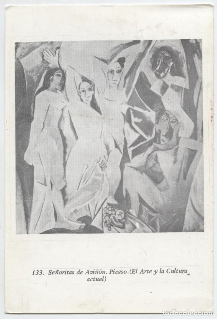 Postkarten: EL ARTE Y LA CULTURA ACTUAL. 133.- SE&Ntilde;ORITAS DE AVI&Ntilde;&Oacute;N. PICASSO. ED.ACADEMINA NACIONAL POLIT&Eacute;CNICA