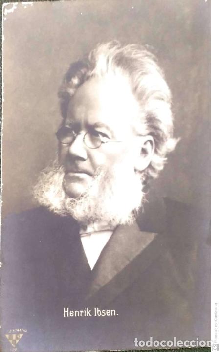Postales: Henrik Ibsen. Nueva. Blanco/Negro - Foto 1
