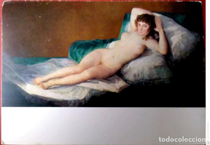 Postales: La Maja desnuda de Goya. Museo del Prado . Silex. Nueva. Color