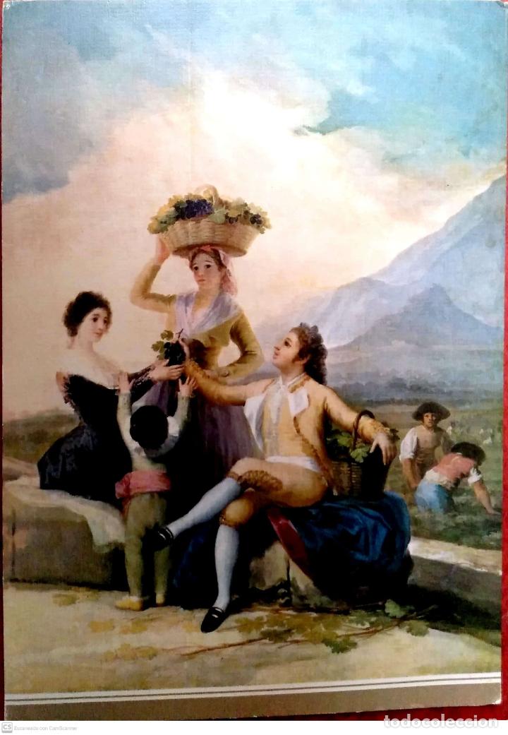 Postales: La Vendimia de Goya. Museo del Prado 795. Escudo de Oro. Nueva. Color