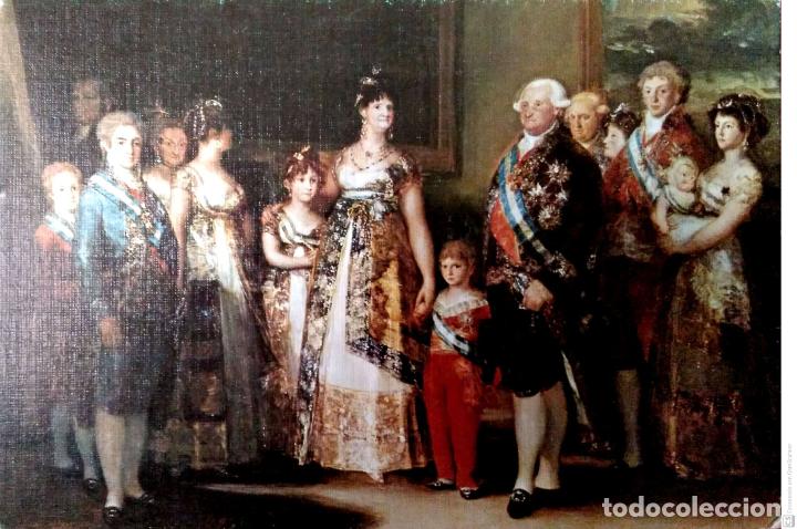 Postales: La Familia de Carlos IV de Goya. Museo del Prado. CyZ. Nueva. Color