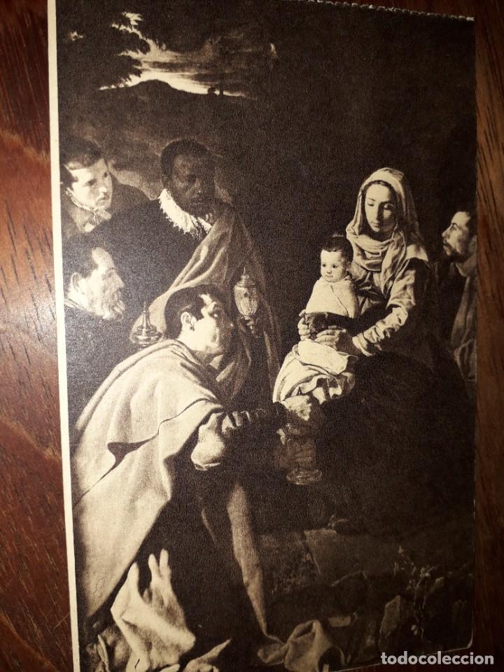Postales: N&ordm; 39089 POSTAL CUADRO LA ADORACION DE LOS REYES VELAZQUEZ MUSEO DEL PRADO 1166