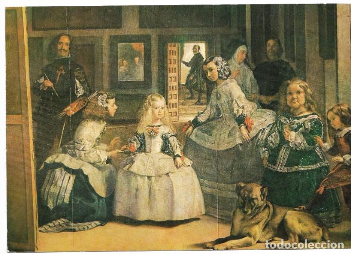 Postales: Postal de &rdquo;Las Meninas&rdquo; Velazquez, museo del Prado, a&ntilde;o 1973