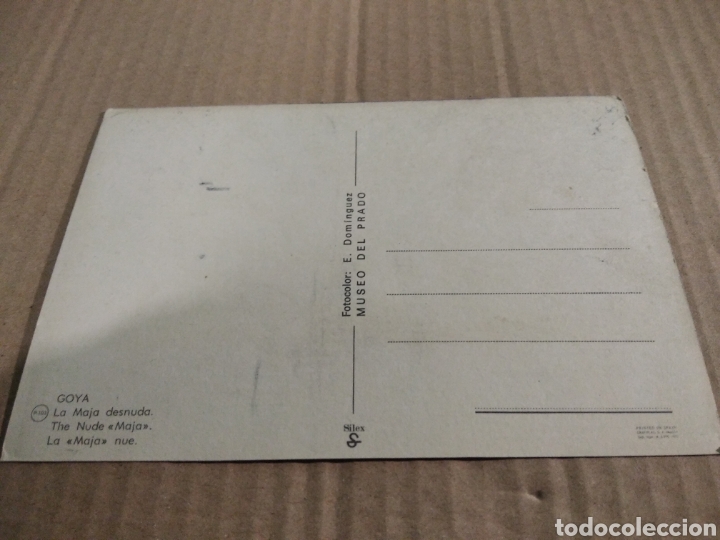 Postales: Postal la maja desnuda Goya - Foto 2