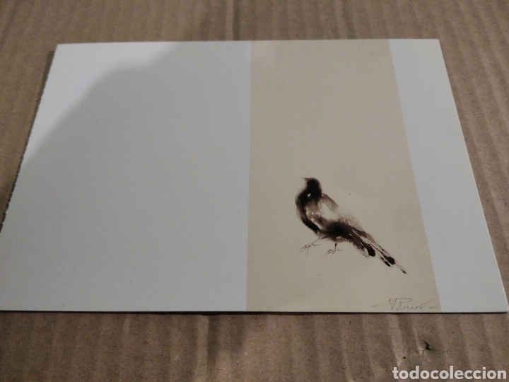 Postales: Postal Arte Manuel Rivera, p&aacute;jaro - Foto 2