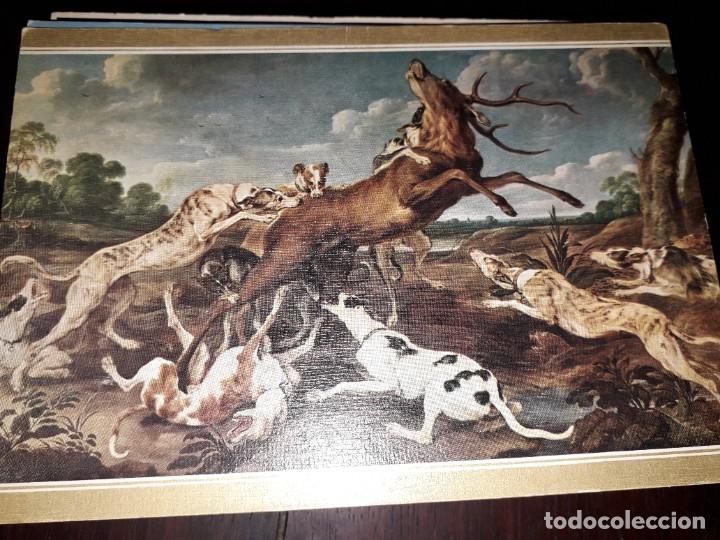 Postales: N&ordm; 39214 POSTAL CUADRO MUSEO DEL PRADO PAUL DE VOS CIERVO ACOSADO POR LA JAURIA
