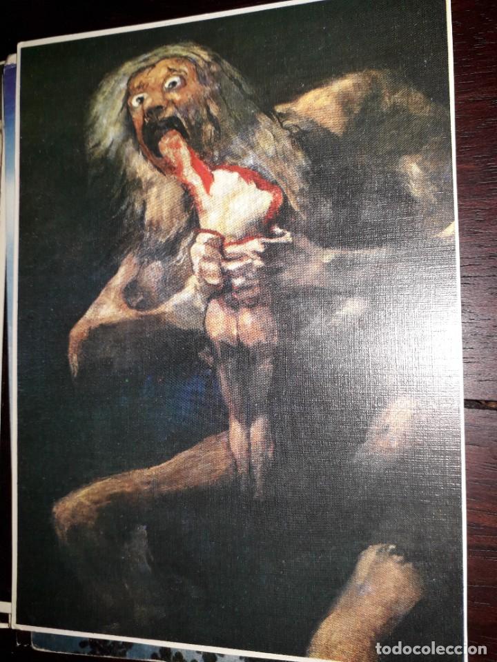 Postais: N&ordm; 39384 POSTAL LAMINA CUADRO GOYA SATURNO DEVORANDO A SU HIJO