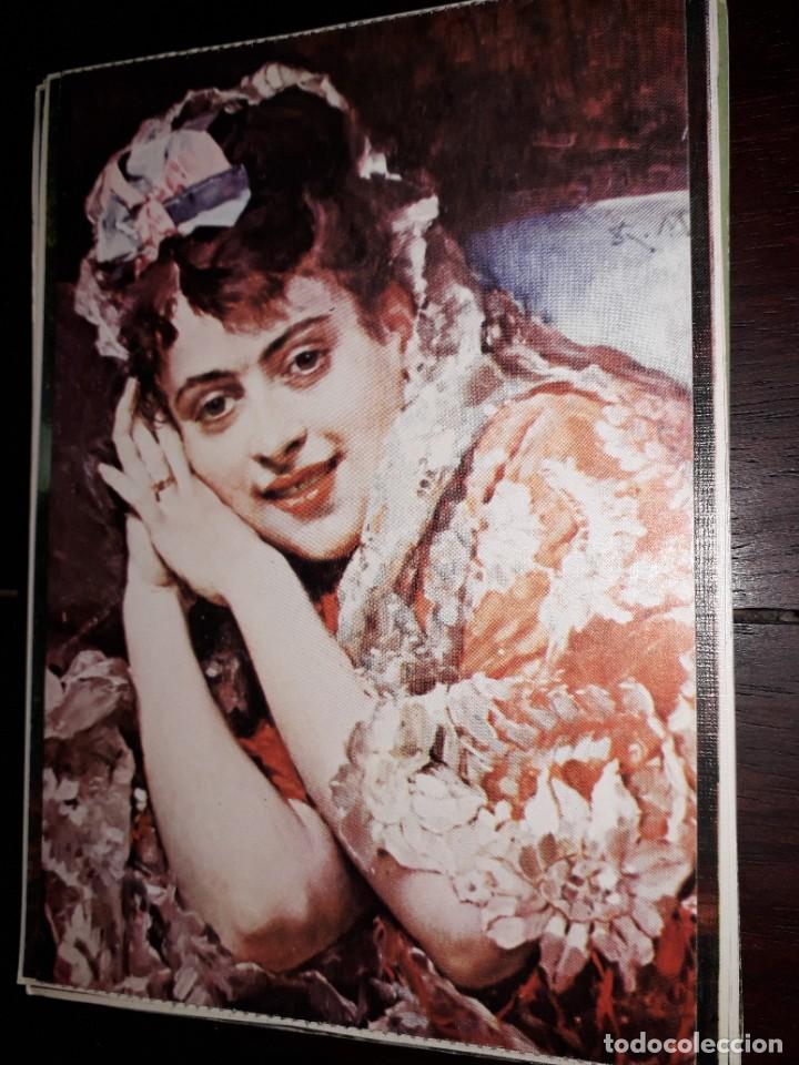Postais: N&ordm; 39376 POSTAL CUADRO MADRAZO LA MODEL ALINE MASSON CON MANTILLA BLANCA EDICIONES LZM