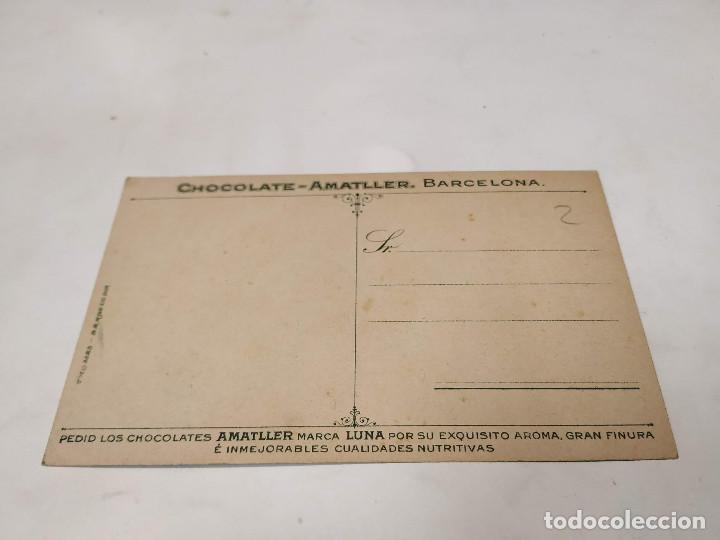 Postales: POSTAL LA OFRENDA - A. DE FERRER - CHOCOLATE AMATLLER - Foto 2
